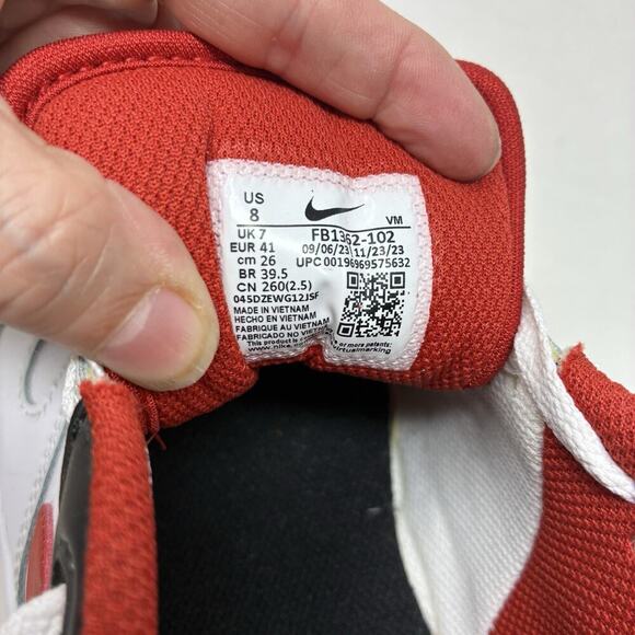 Nike Full Force Low Mystic Red Tennis Shoes 8 - Picture 6 of 8